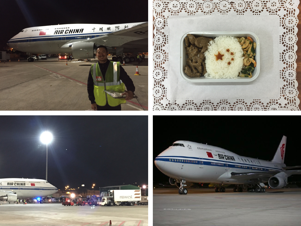 Newrest en Espagne Air China