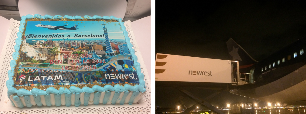 Newrest Servair Barcelone LAN Peru