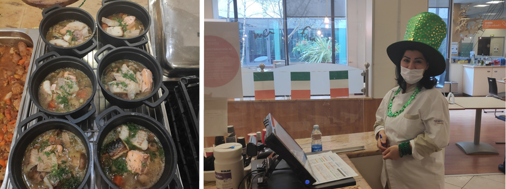 Saint Patrick chef Newrest