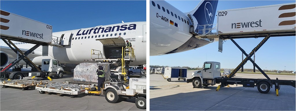 Lufthansa resumption inflight catering Montreal