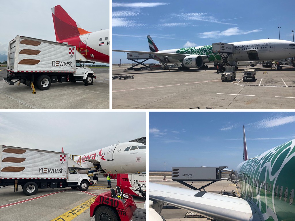 inflight catering Avianca Emirates