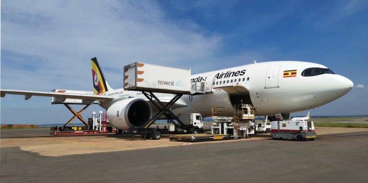 Uganda Airlines international catering