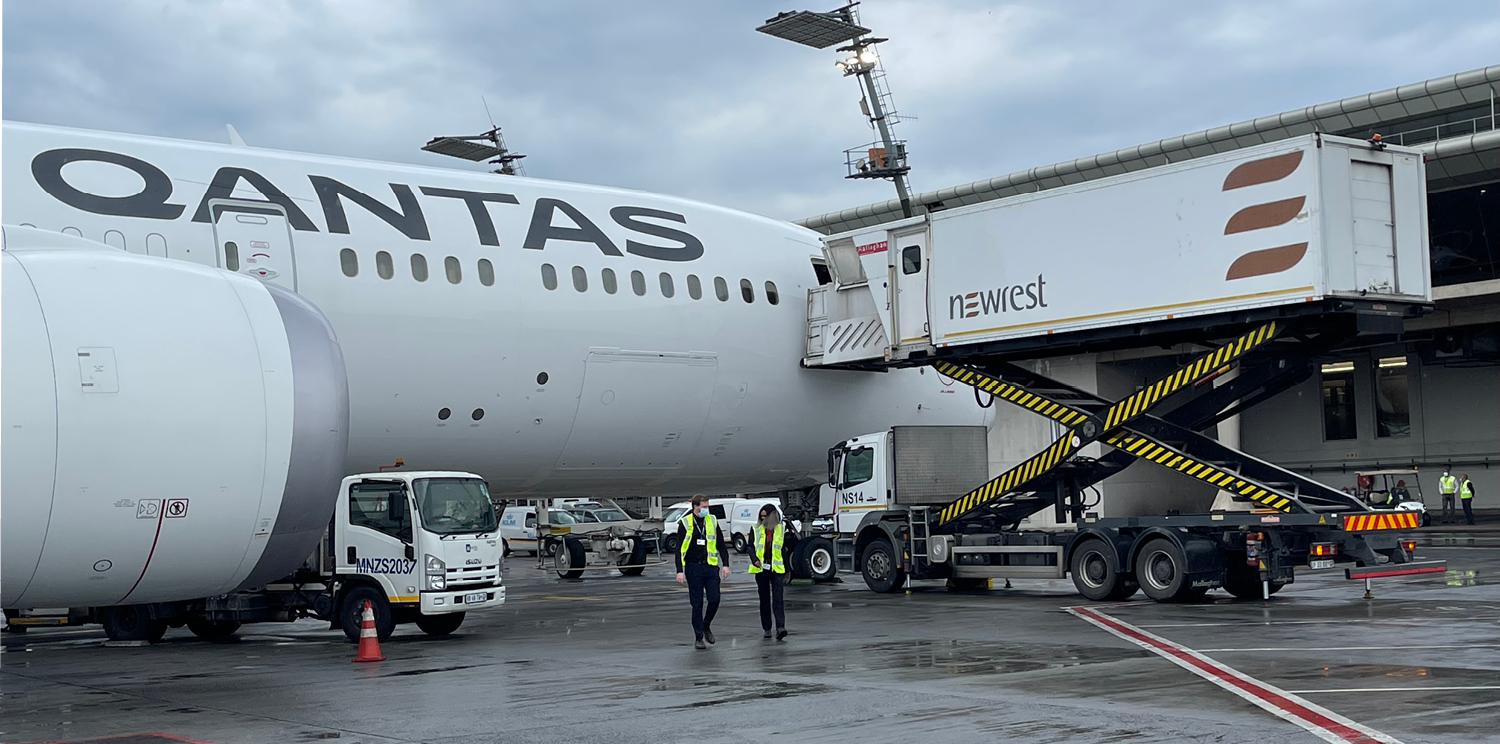 Newrest restarts its inflight catering services to Qantas in Johannesburg