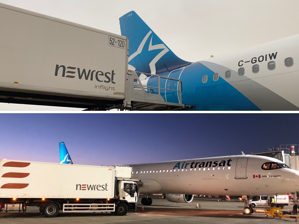 Air Transat catering Europe