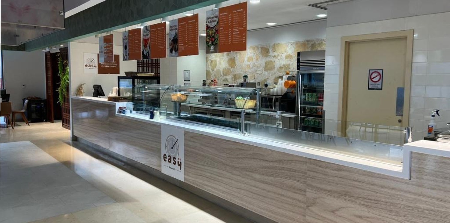 Newrest Gulf opens a coffee shop EASY for Doha Institute’s students