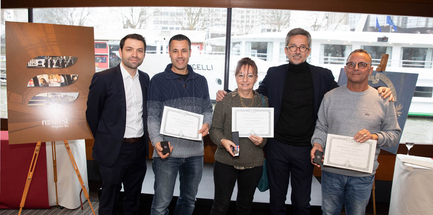 A memorable ceremony: “Les médaillés du Rail !”