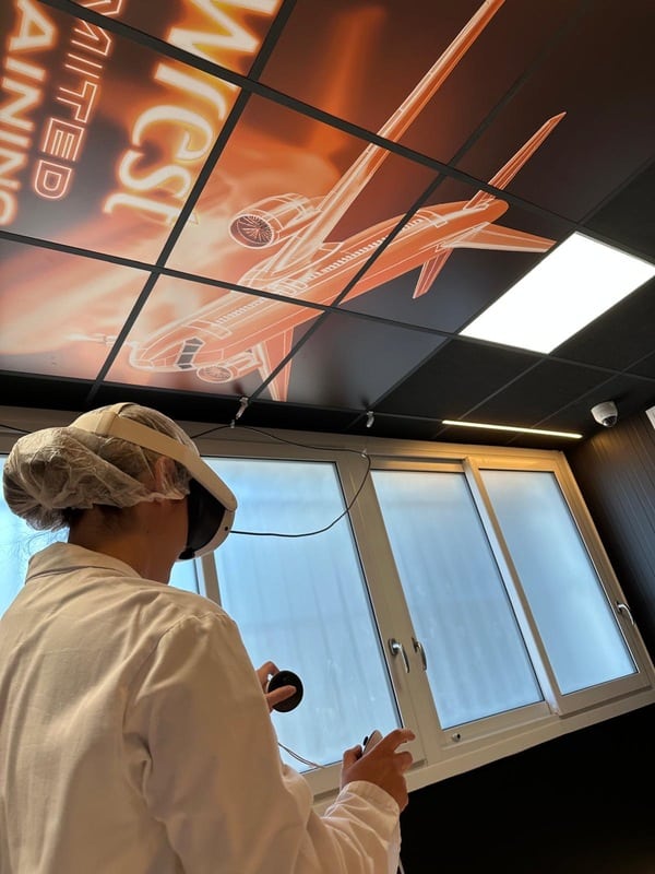 salle de réalité virtuelle