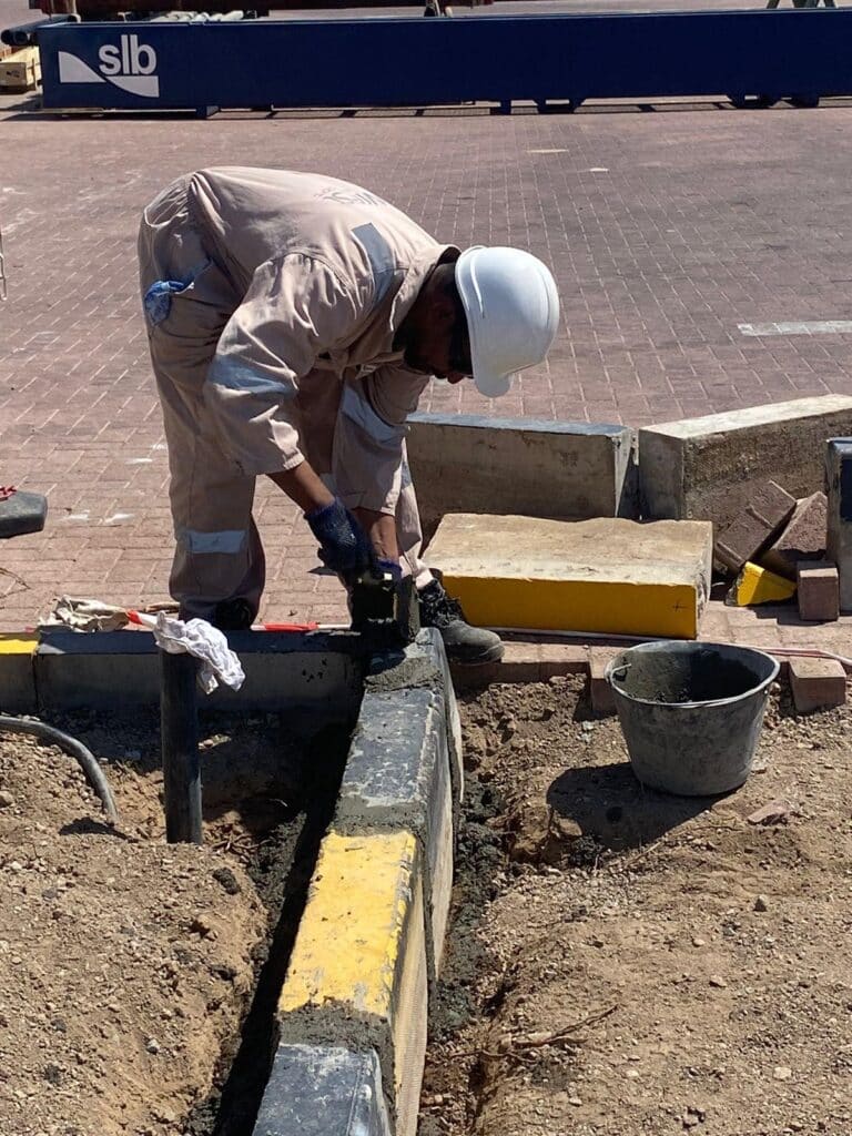 Worker at Oman operates in facility management service for Newrest
