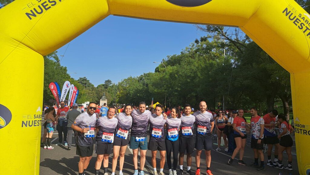 Coureurs de Newrest pour One Team Unlimited Challenge