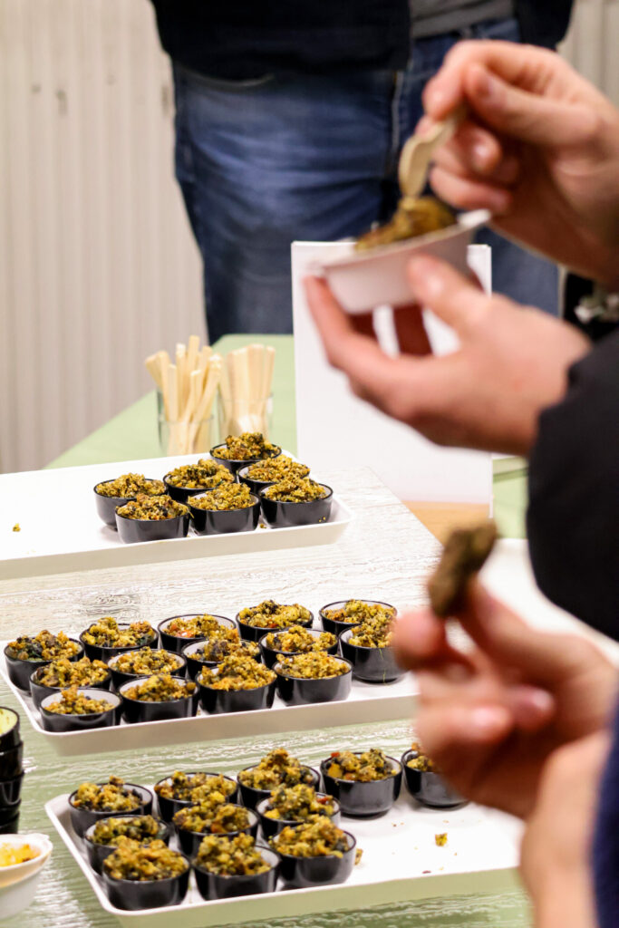 EDO tasting at the central kitchen